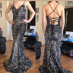 Sequin prom dress
